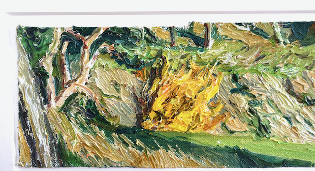 Christopher Lehmpfuhl: Ölgemälde Gelber Baum, Realismus, 1999