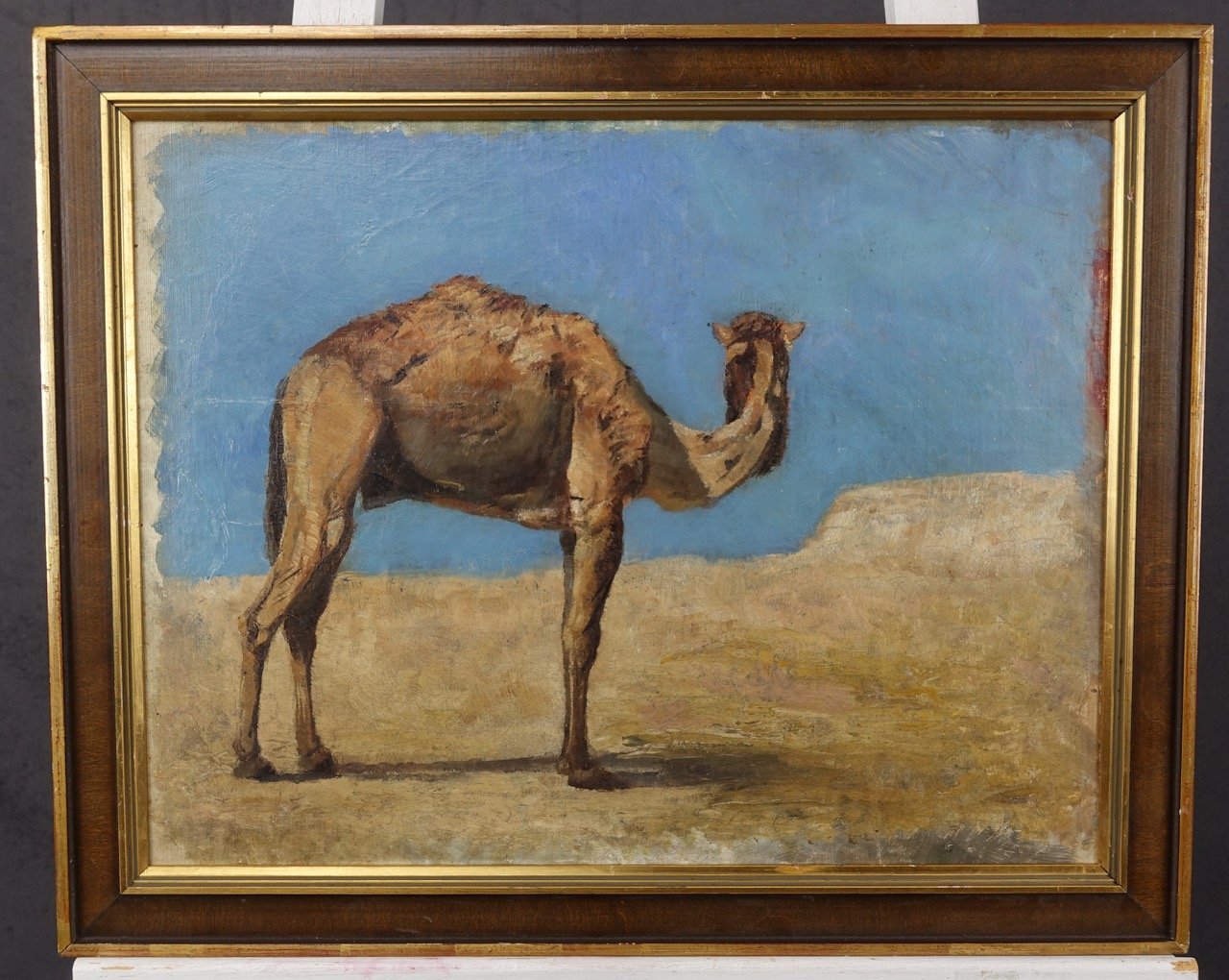 Heinrich Susemihl: Ölgemälde Kamel, zugeschrieben, um 1915