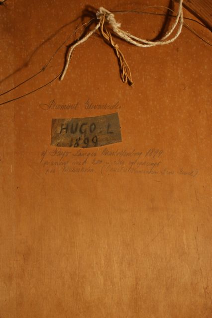 Jens Jørgensen Juel / Christian August Lorentzen: Ölgemälde Prämiertes Herrenporträt, Schloss Charlottenborg, um 1899