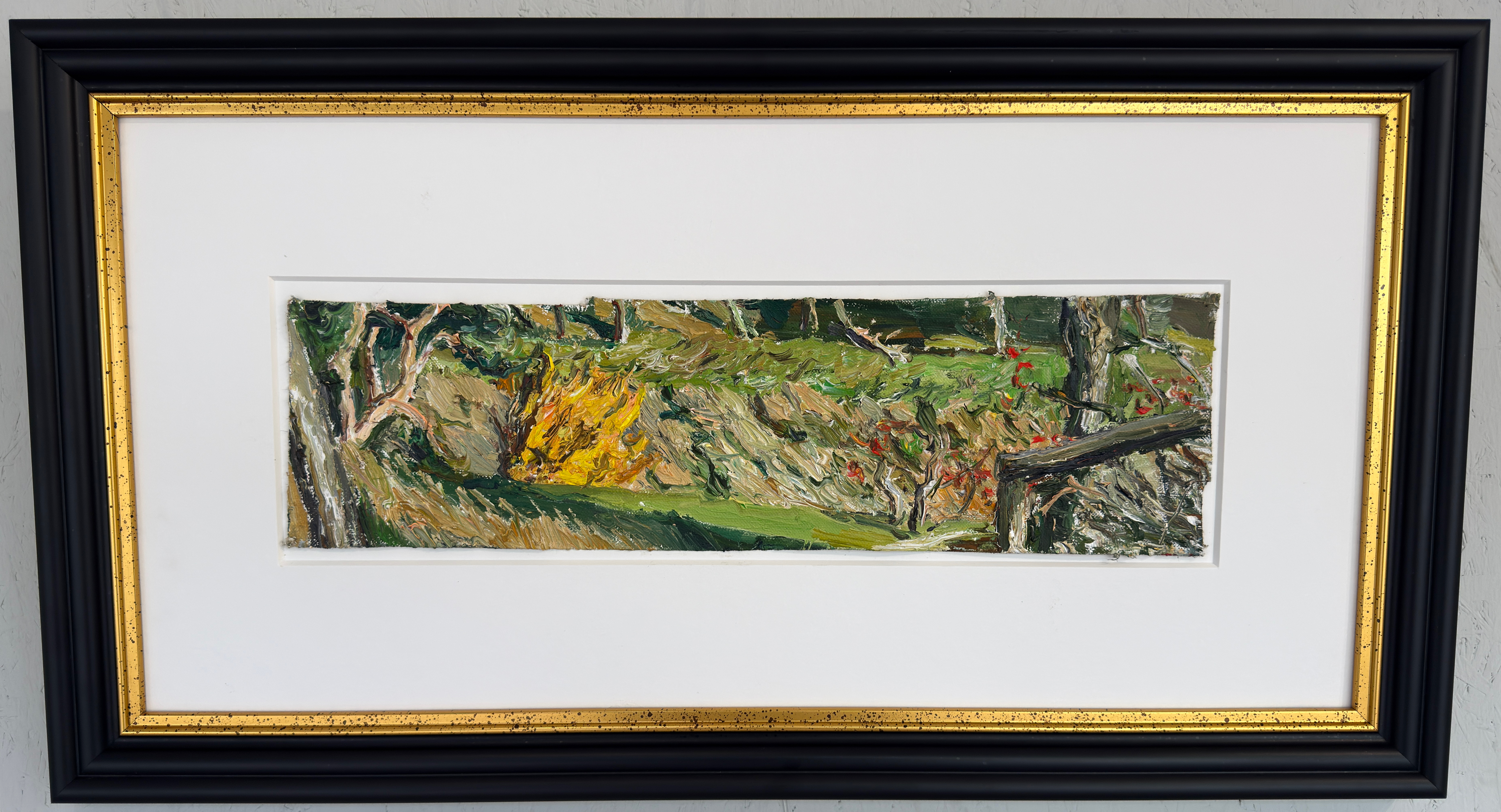 Lehmpfuhl,Christopher-Christopher Lempfuhl: Ölgemälde Gelber Baum, Realismus, 1999