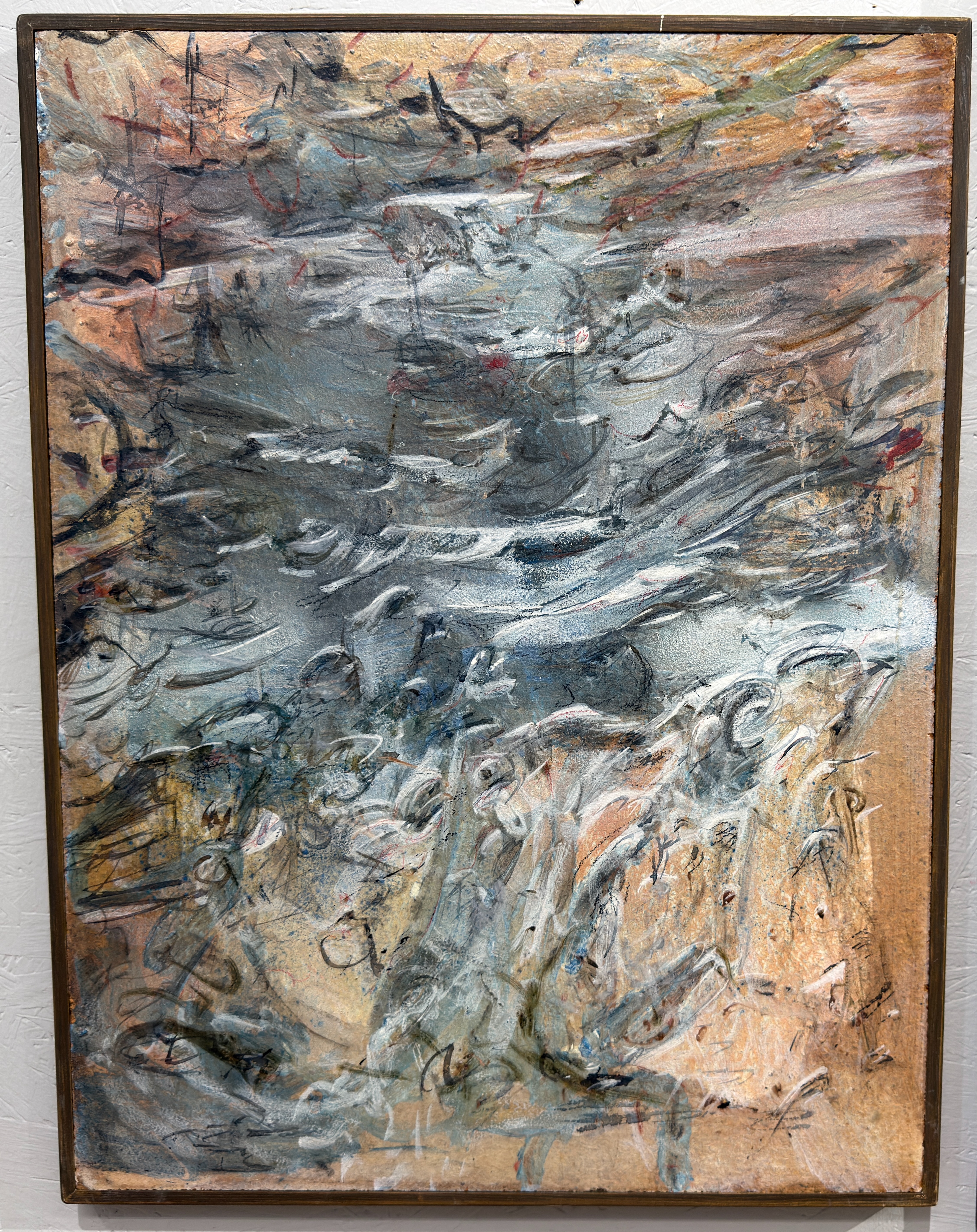 Gerrit M. Bekker(1943-2025) »Elementare Metamorphose« – Monumentales Triptychon (Öl auf Leinwand)
