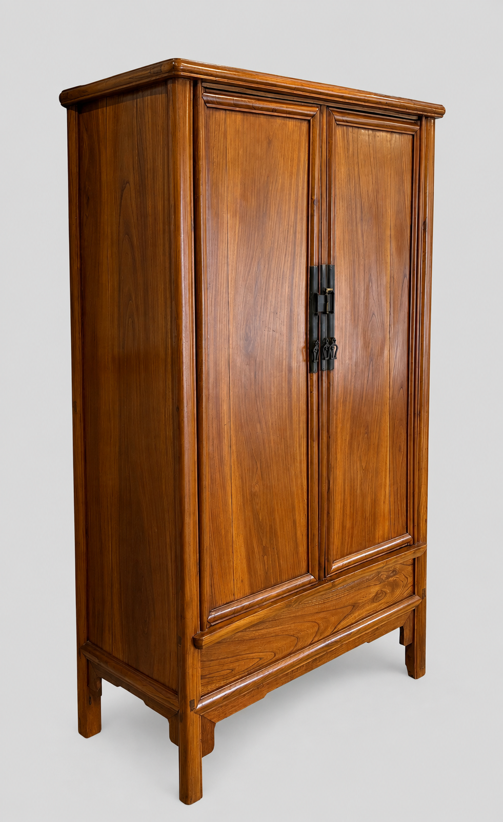圓 角 櫃 — Y u á n j i ǎ o G u ì -Chinesischer Konischer Kabinettschrank Rundeck-Kabinett um 1800