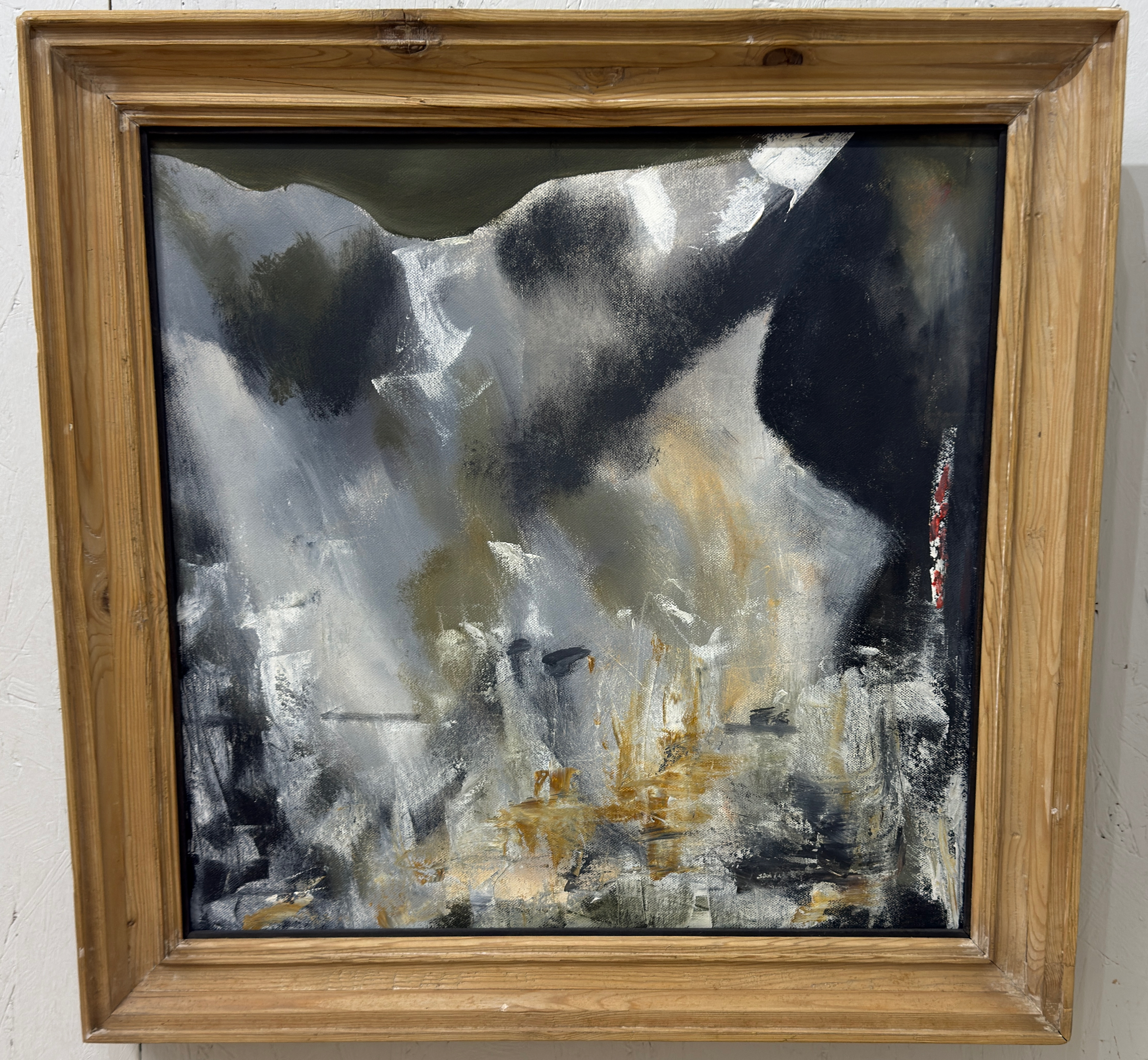 Gerrit M.Bekker(1943-2025)-Sturmlandschaft-Ölgemälde