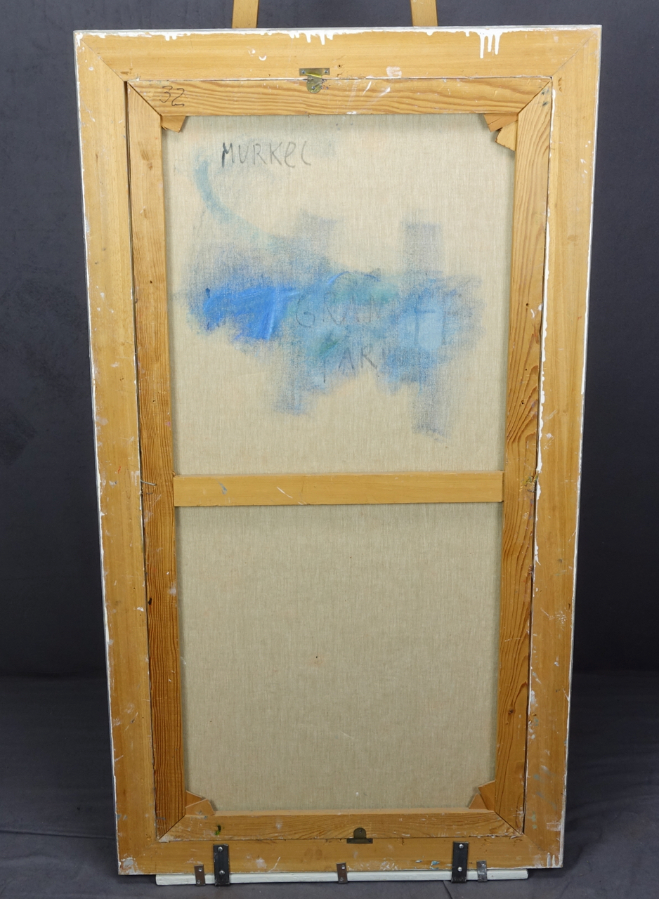 Charlotte „Murkel" Schuberth: Ölgemälde Frau mit Ente, bezeichnet, Hôtel Drouot Paris 1965