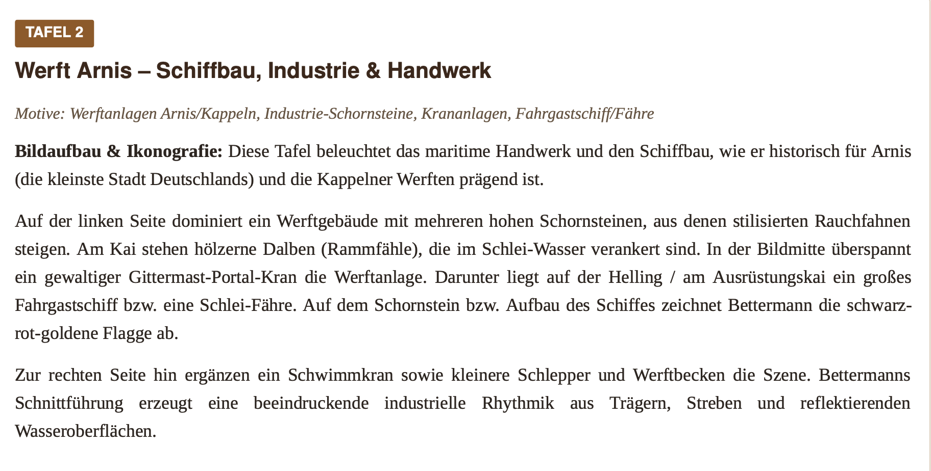 Gerhart Bettermann(1910-1992)-4 bedeutende großformatige Holztafeln der Schleiregion-Öl