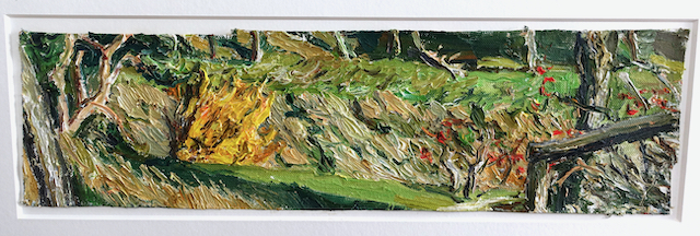 Christopher Lehmpfuhl: Ölgemälde Gelber Baum, Realismus, 1999