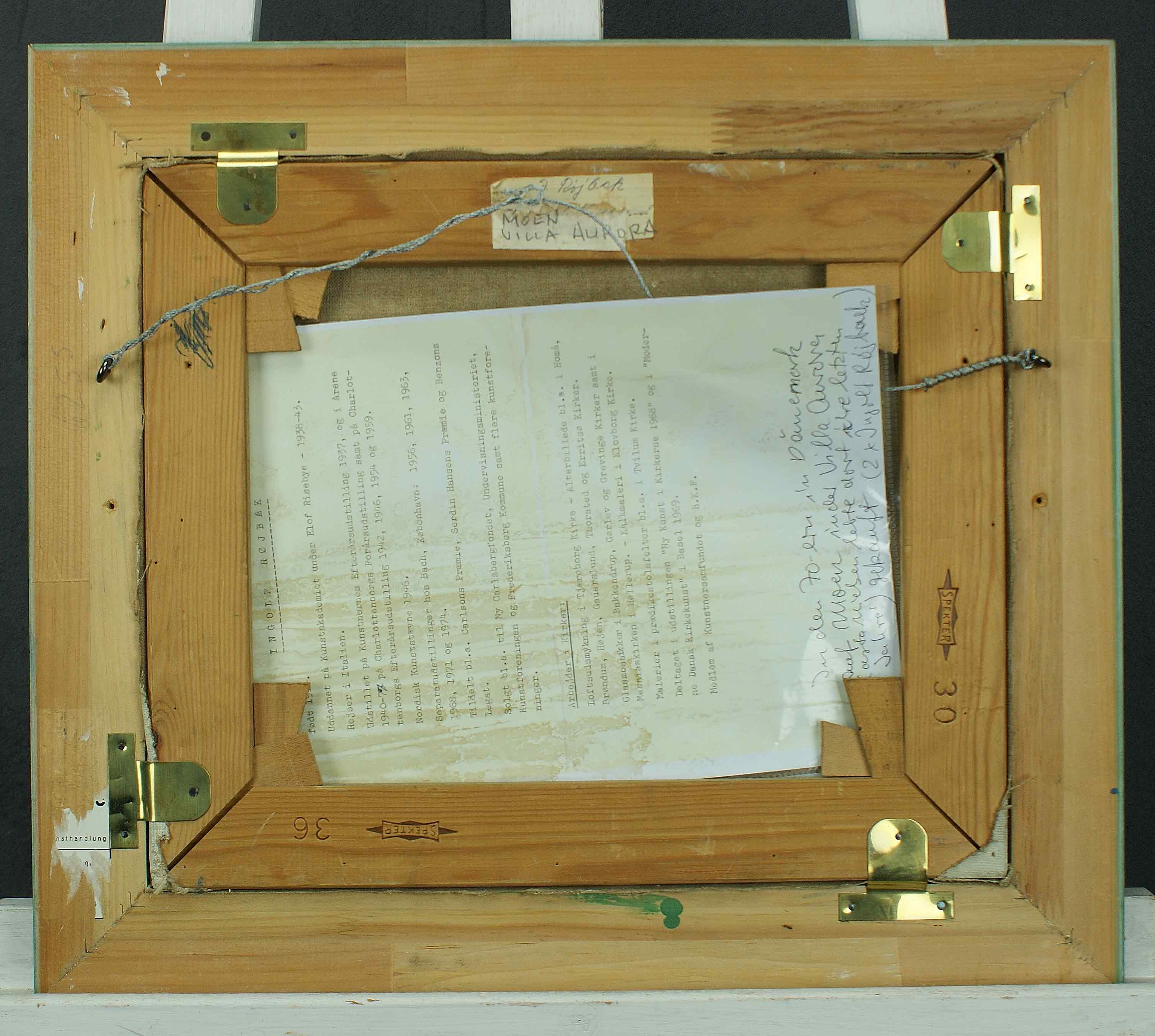 Ingolf Roejbaek: Ölgemälde Stillleben, signiert, 1971