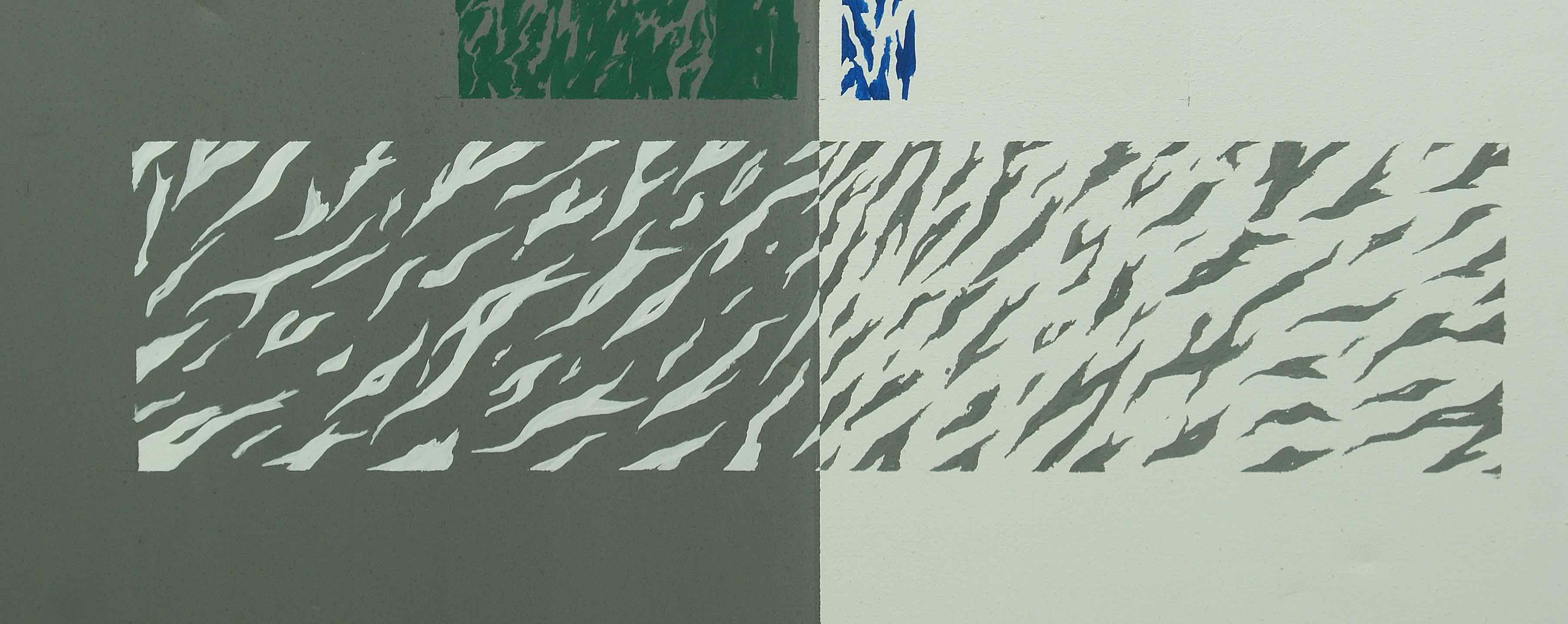Rüdiger Hoffmann: Ölgemälde Drapierte Stoffe, signiert datiert, 1983