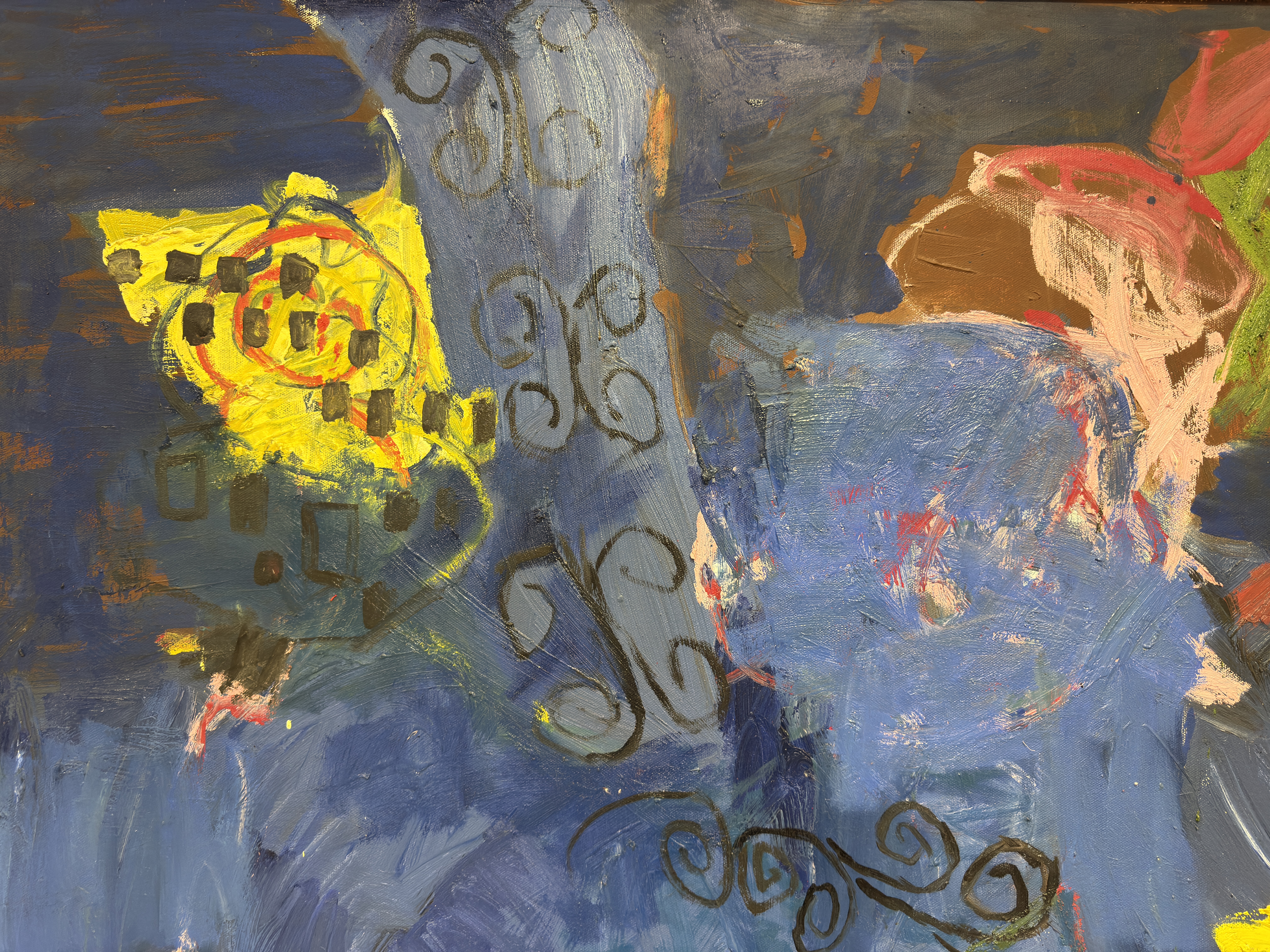 GERD WANDRER (geb. 1952)-Im Atelier-Ölgemälde