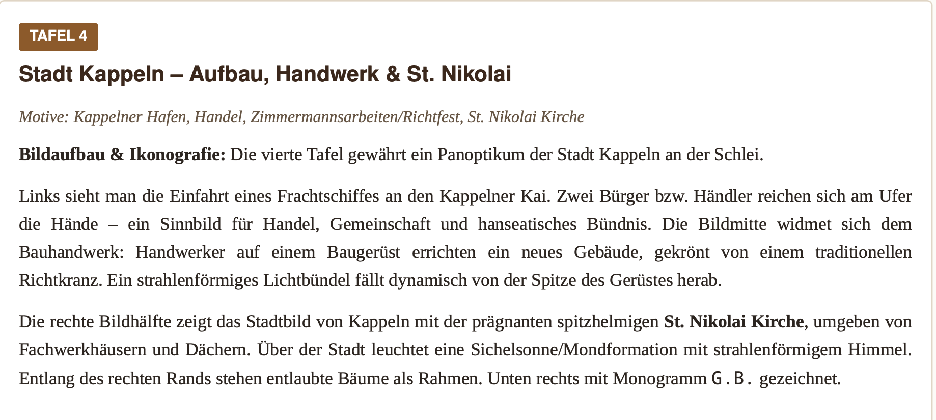 Gerhart Bettermann(1910-1992)-4 bedeutende großformatige Holztafeln der Schleiregion-Öl