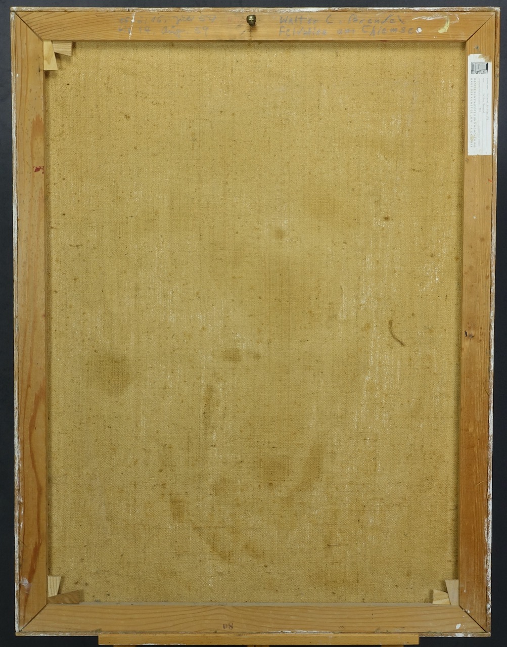 Walter Lothar Brendel: Ölgemälde Impression in Blau, bezeichnet, 1959