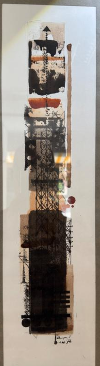 Heinz Trökes: Druckgrafik 4 Blätter in originaler Berahmung, signiert datiert, Paris 1966