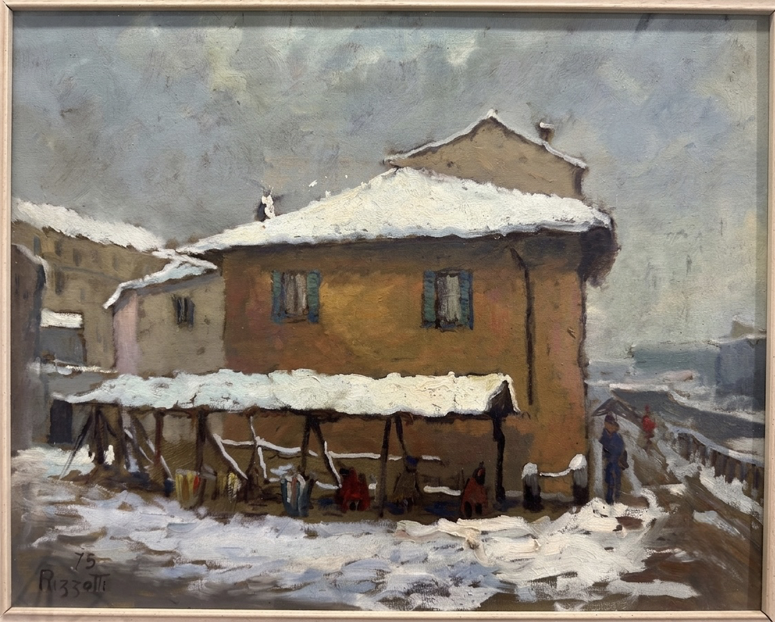 Loredano Rizzotti (geb. 1947 in Mailand, Italien)-Frühwerk-"Case di Ringhiera"-