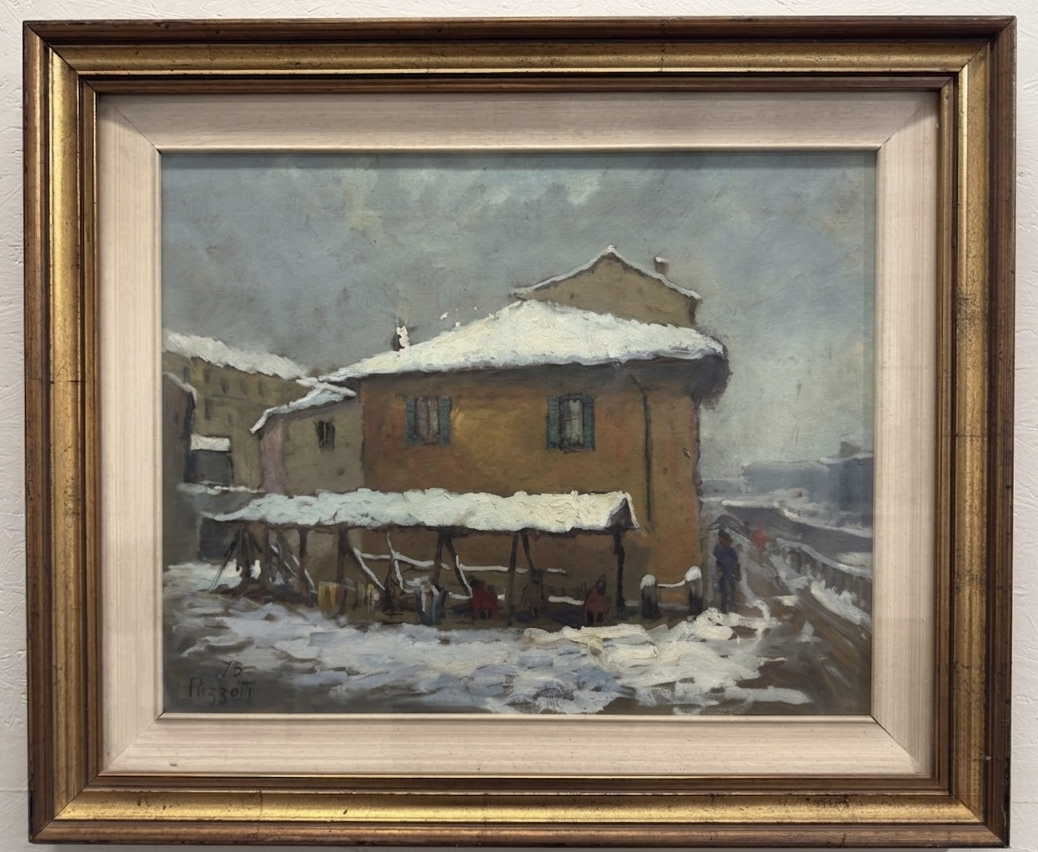 Loredano Rizzotti (geb. 1947 in Mailand, Italien)-Frühwerk-"Case di Ringhiera"-