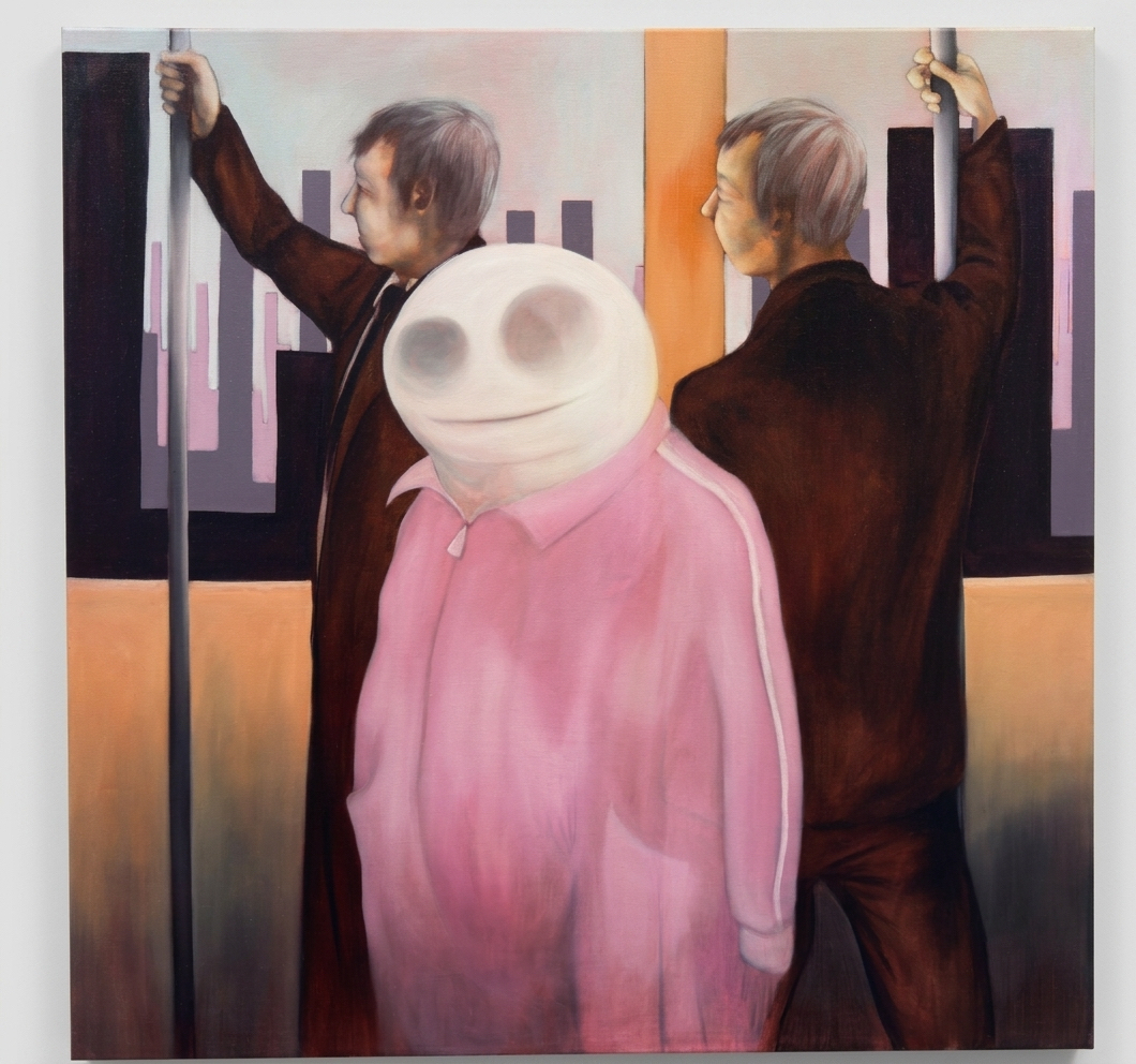 Nytorp Janne(1977)-Janne Nytorp(1977): Ölgemälde Triptychon „Windbreaker 1983“, „Courtship Journey“, „Beek-a-Boo“, 2007