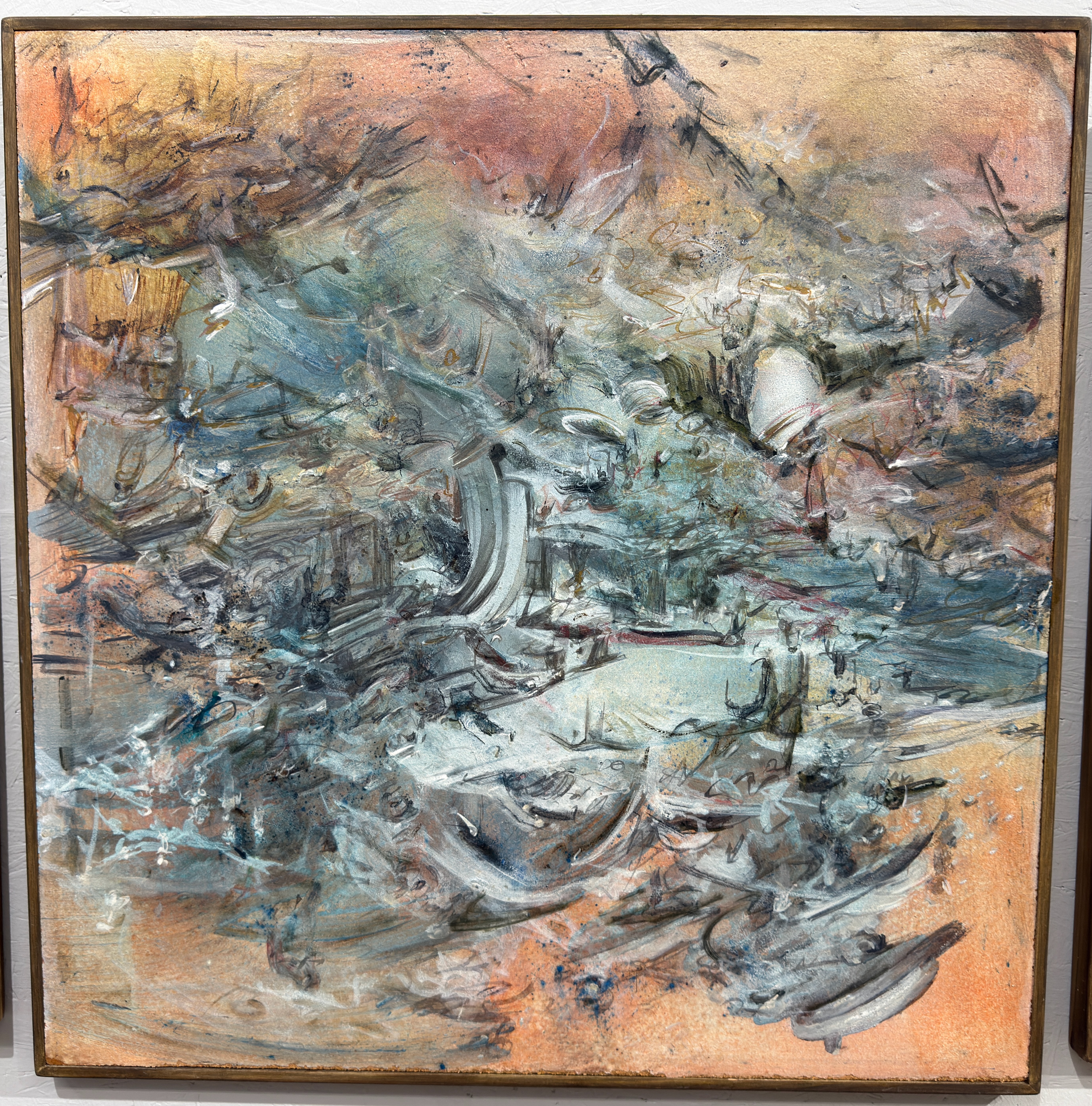 Gerrit M. Bekker(1943-2025) »Elementare Metamorphose« – Monumentales Triptychon (Öl auf Leinwand)