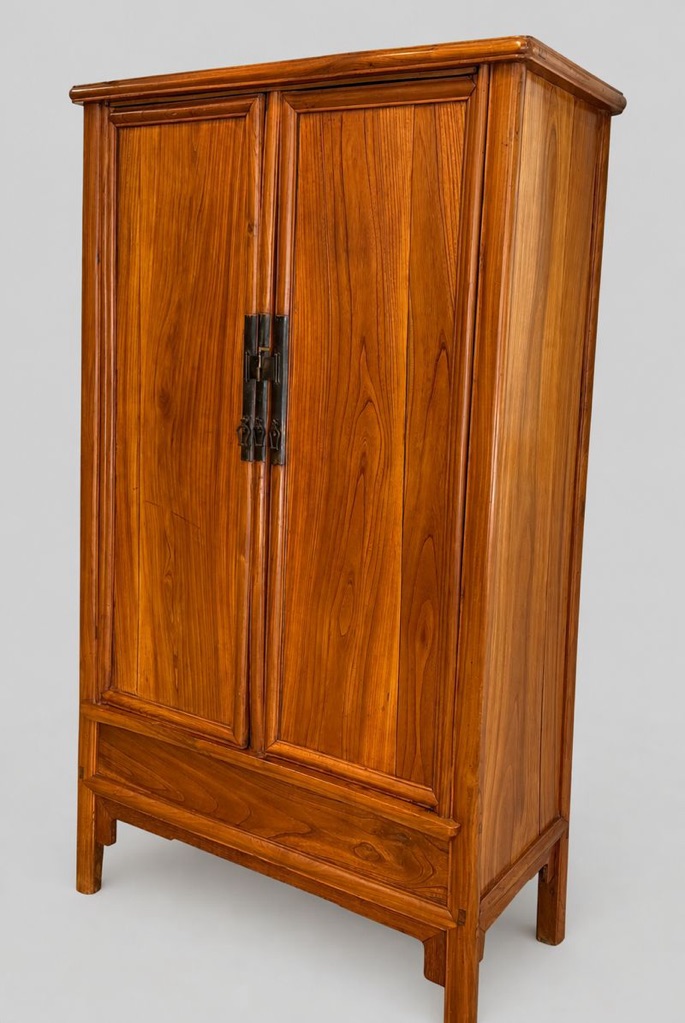 圓 角 櫃 — Y u á n j i ǎ o G u ì -Chinesischer Konischer Kabinettschrank Rundeck-Kabinett um 1800