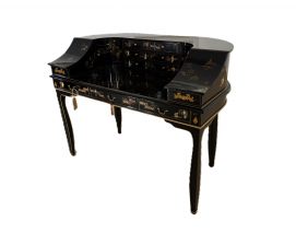 FREISTEHENDER CHINOISERIE-SCHREIBSEKRETÄR 20. Jahrhundert 