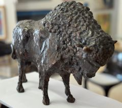 HANS SCHRÖDER(1930-2010)-WISENT-REINBRONZE-6,8 KG! 